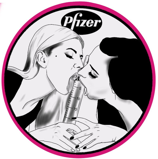 Pfizer sticker